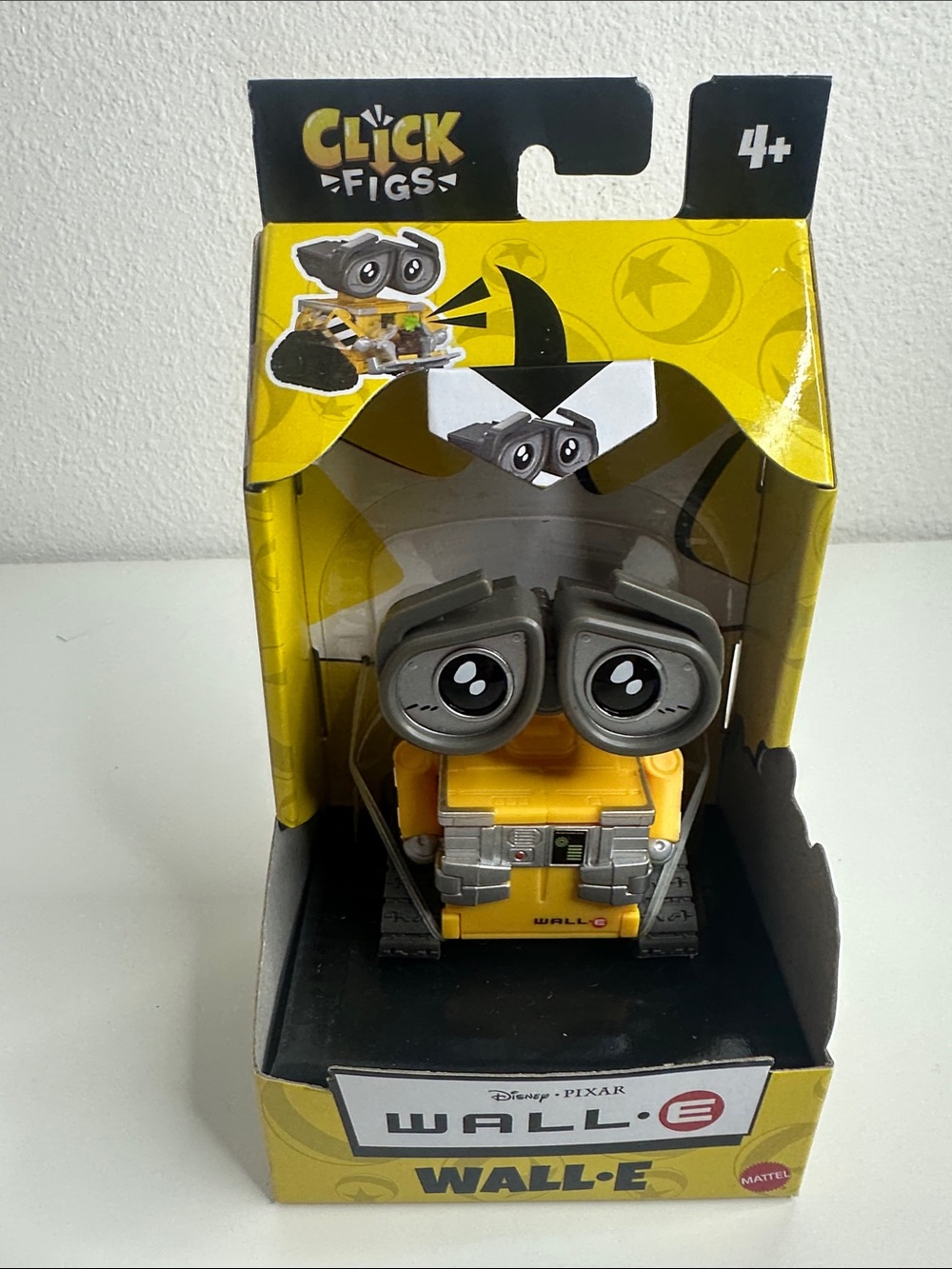 Disney WALL·E Yellow and Gray Toy Figure in Window Box
